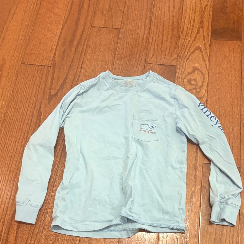 Vineyard Vines Sky Blue Long Sleeve Tee - Sz 5